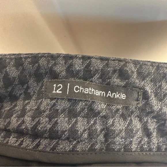 Talbots Chatham Ankle Pants, Houndstooth, Classic, Office, Career, Collegiate - Picture 4 of 11
